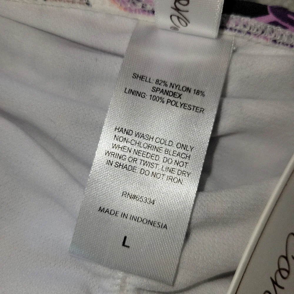 Salt + Cove NWT Junior's Purple Paisley Hipster Bikini Bottoms Size L